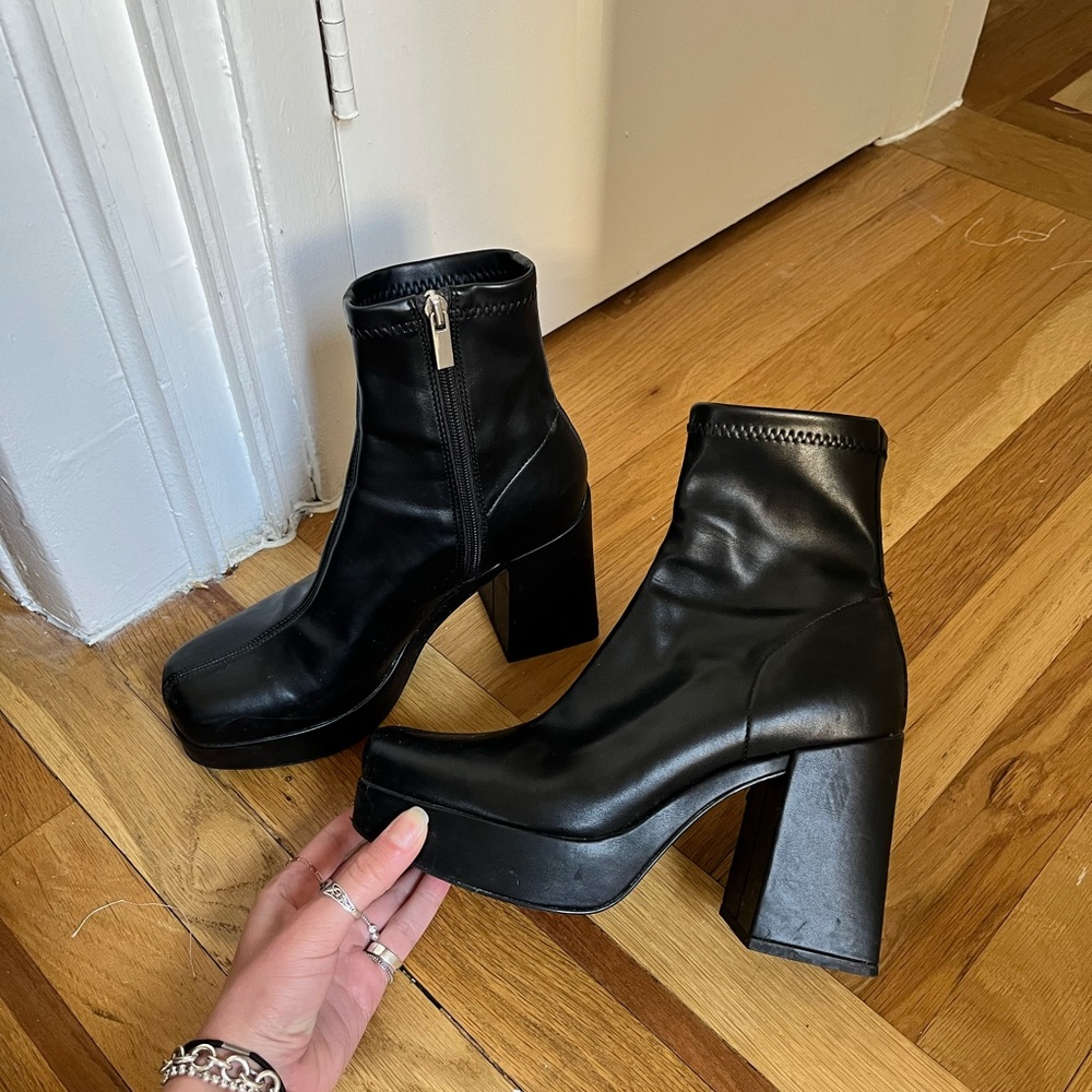 Black booties